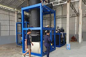 日產30噸管冰機，柬埔寨制冰廠